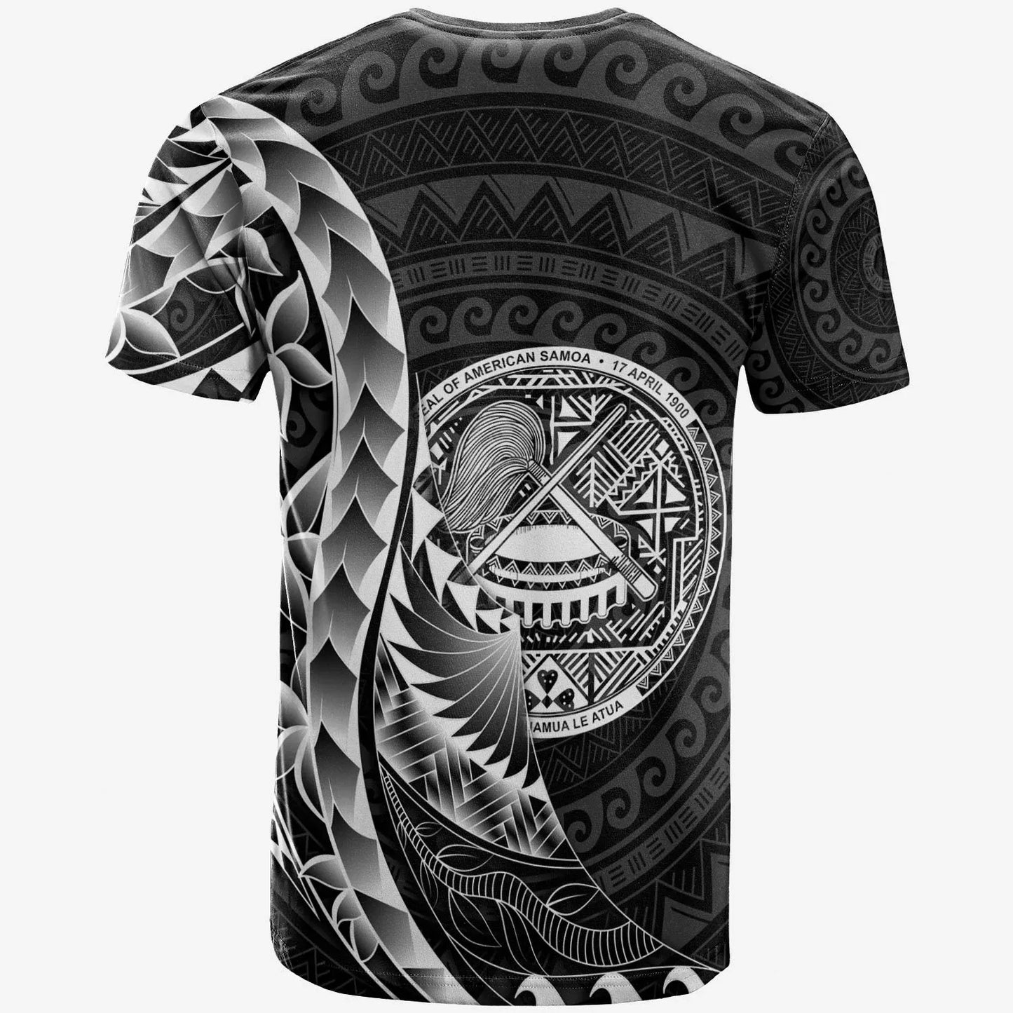 American Samoa T-Shirt - Polynesian Pattern Style