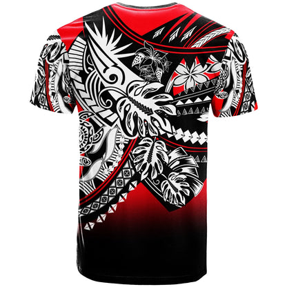 American Samoa T-Shirt - Tribal Jungle Pattern