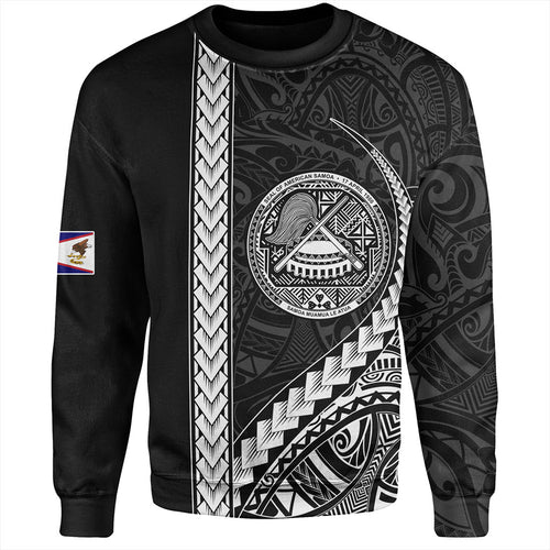 American Samoa Sweatshirt Samoa Tribal Polynesian Coat Of Arms