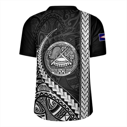 American Samoa Rugby Jersey Samoa Tribal Polynesian Coat Of Arms