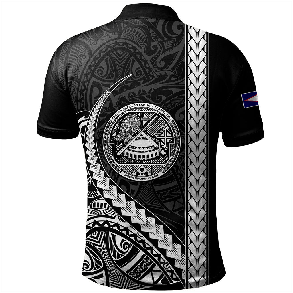 American Samoa Polo Shirt Samoa Tribal Polynesian Coat Of Arms