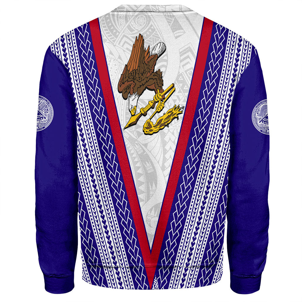 American Samoa Sweatshirt Polynesian Tribal Flag