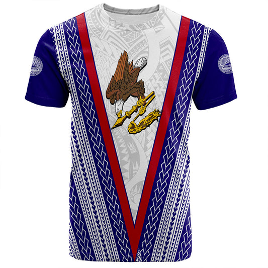 American Samoa T-Shirt Polynesian Tribal Flag