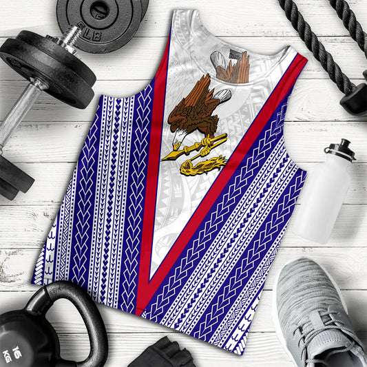 American Samoa Tank Top Polynesian Tribal Flag