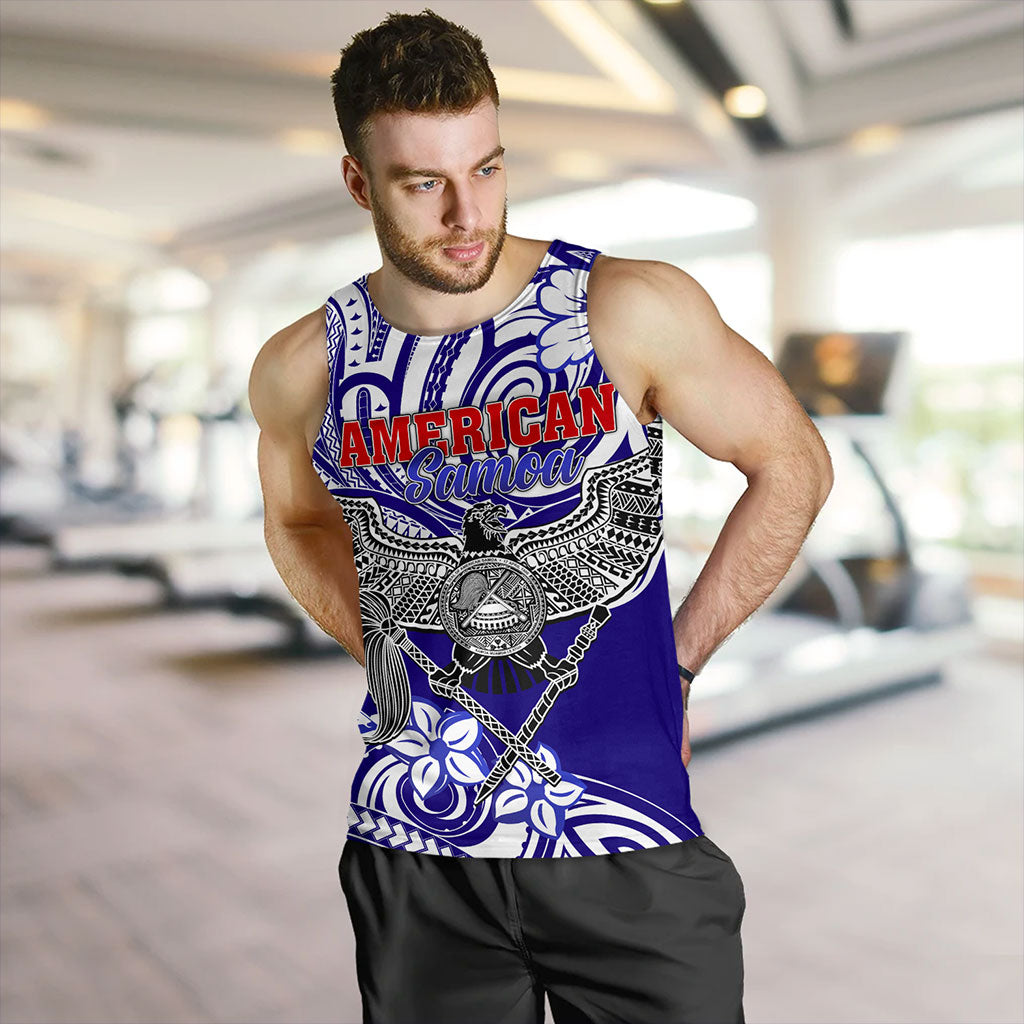 American Samoa Tank Top Tribal Polynesian Eagle Style