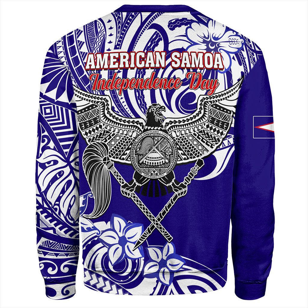 American Samoa Sweatshirt Tribal Polynesian Eagle Style