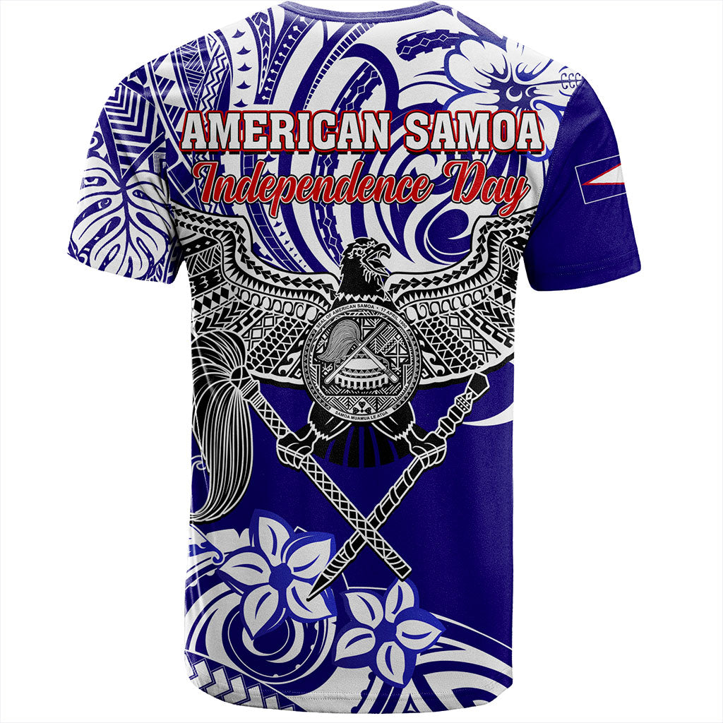 American Samoa T-Shirt Tribal Polynesian Eagle Style