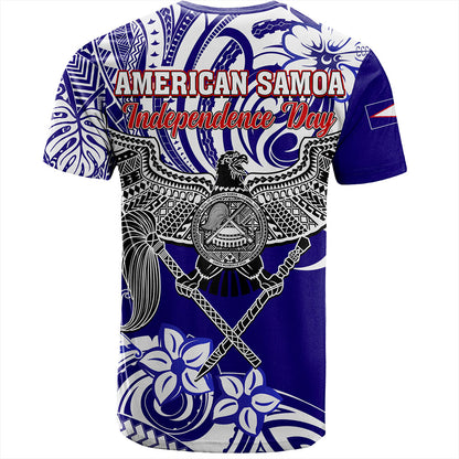 American Samoa T-Shirt Tribal Polynesian Eagle Style
