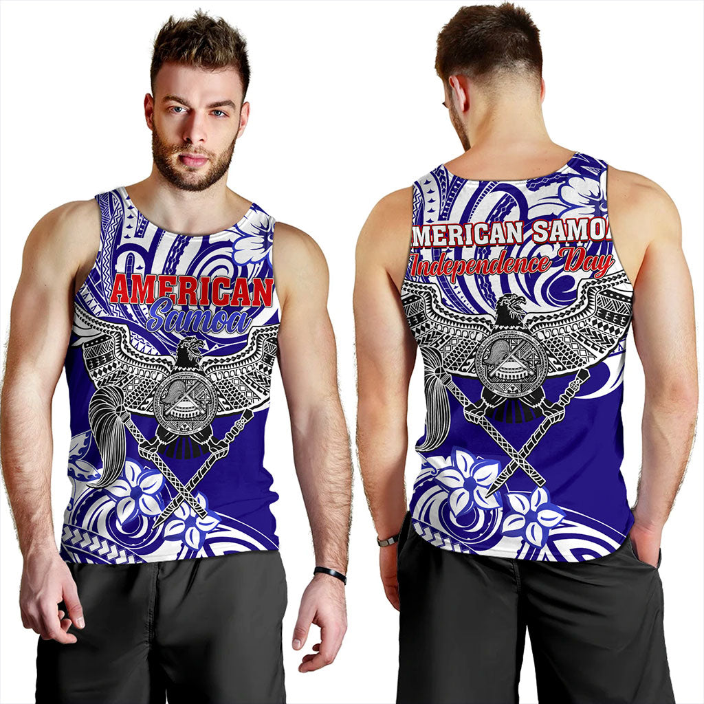 American Samoa Tank Top Tribal Polynesian Eagle Style