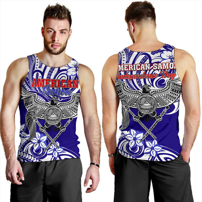 American Samoa Tank Top Tribal Polynesian Eagle Style