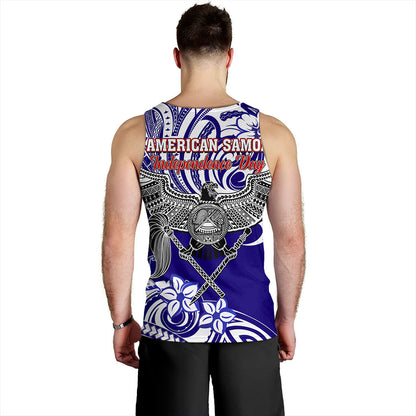 American Samoa Tank Top Tribal Polynesian Eagle Style