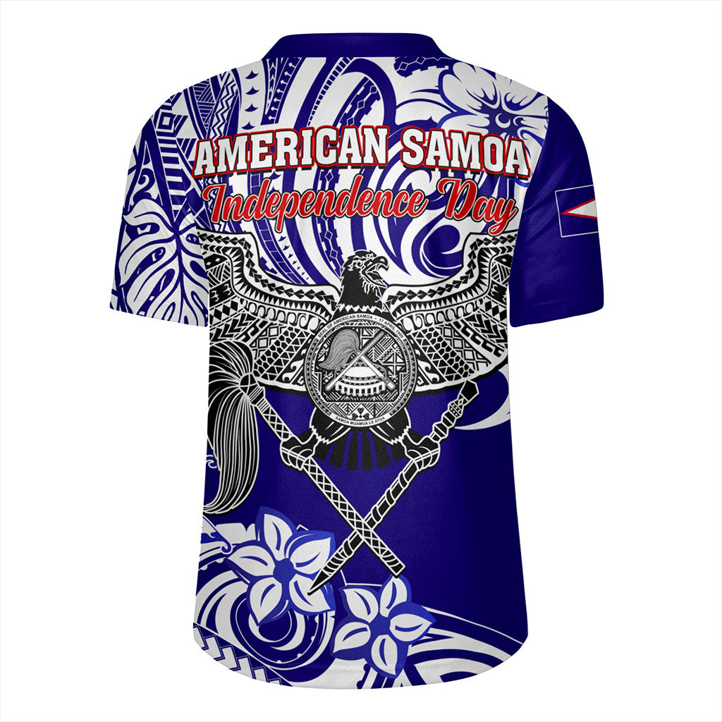 American Samoa Rugby Jersey Tribal Polynesian Eagle Style