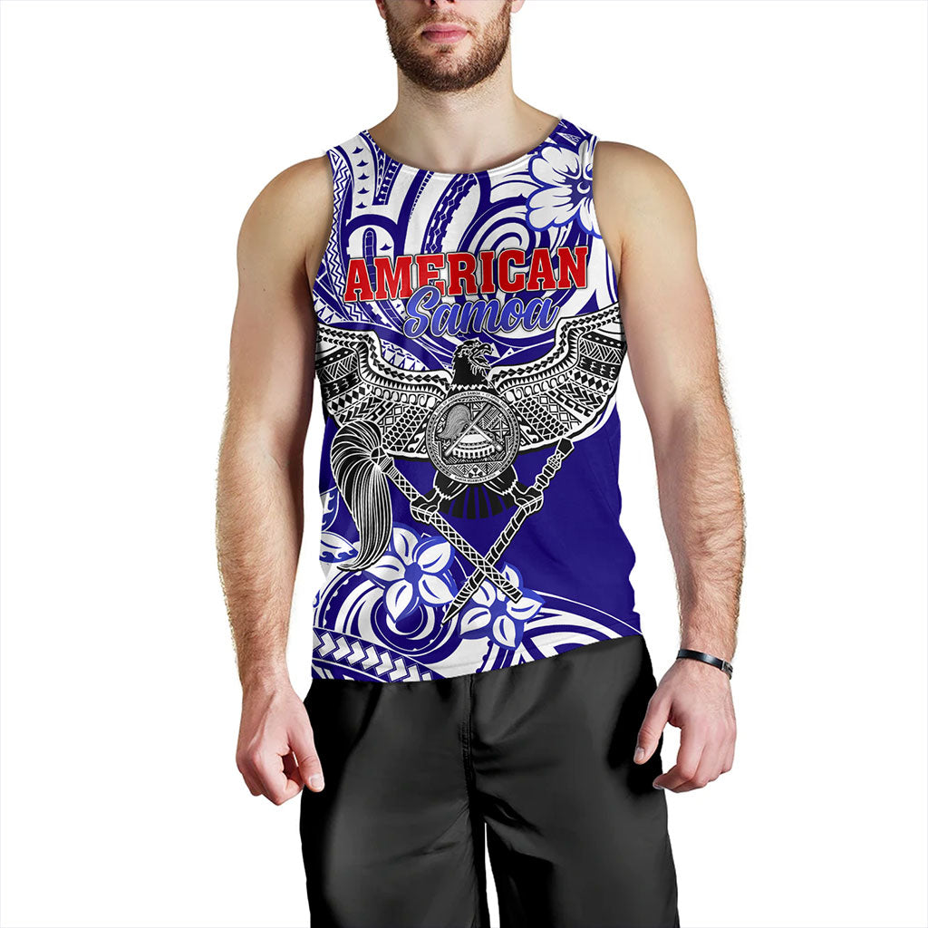 American Samoa Tank Top Tribal Polynesian Eagle Style