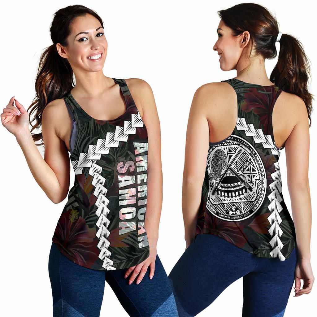 American Samoa Women Racerback Tank - Chain Polynesian