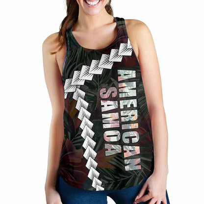 American Samoa Women Racerback Tank - Chain Polynesian