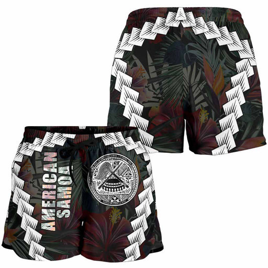 American Samoa Women Shorts - Chain Polynesian