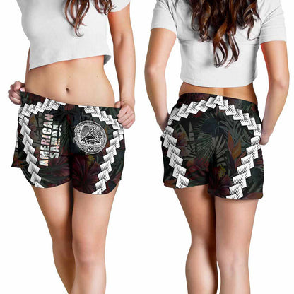 American Samoa Women Shorts - Chain Polynesian