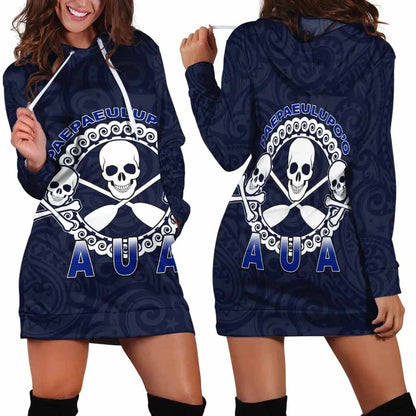 American Samoa Female Hoodie Dress - Paepaeulupo'o Aua