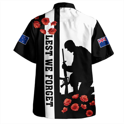 New Zealand Hawaiian Shirt Anzac Day Lest We Forget Simple Style