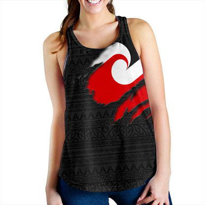 New Zealand Women Tank Tino Rangatiratanga Maori Crack Style