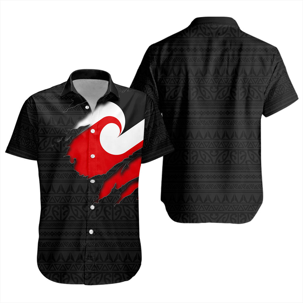 New Zealand Short Sleeve Shirt Tino Rangatiratanga Maori Crack Style