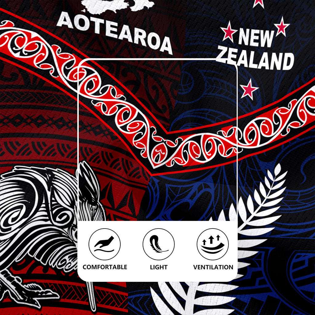 New Zealand Rugby Jersey Waitangi Aotearoa Tribal National Together