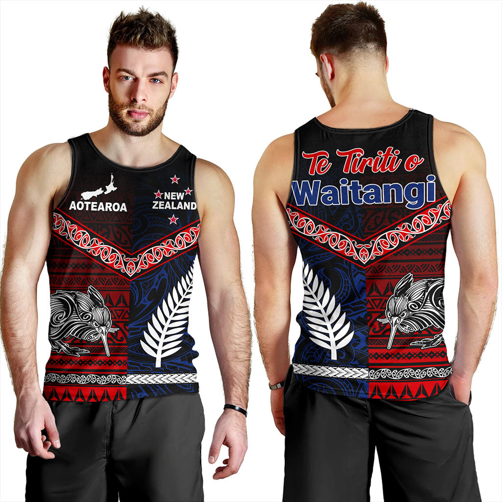 New Zealand Tank Top Waitangi Aotearoa Tribal National Together