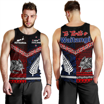 New Zealand Tank Top Waitangi Aotearoa Tribal National Together