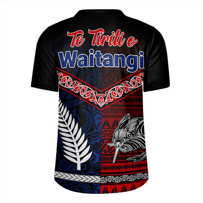 New Zealand Rugby Jersey Waitangi Aotearoa Tribal National Together