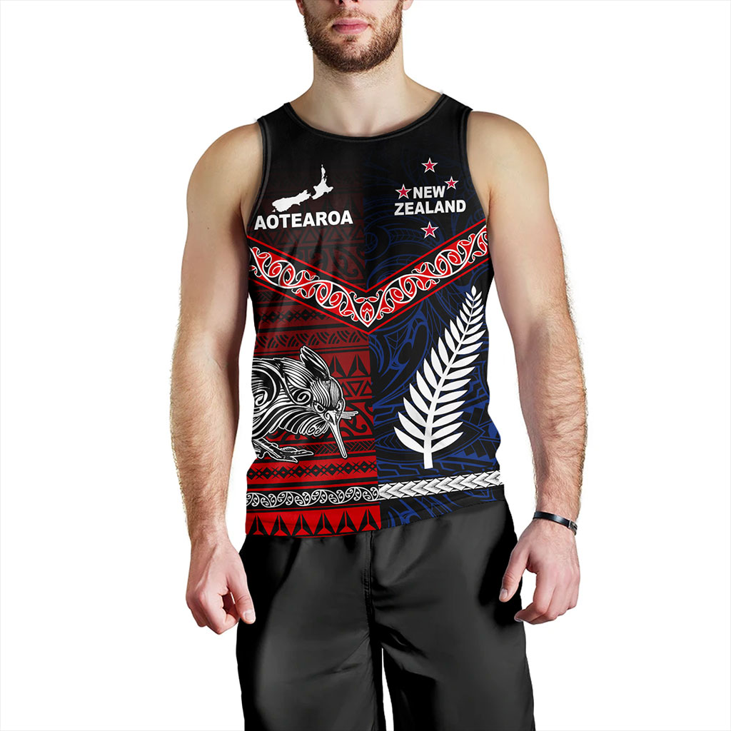 New Zealand Tank Top Waitangi Aotearoa Tribal National Together