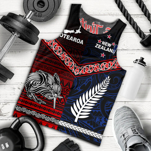 New Zealand Tank Top Waitangi Aotearoa Tribal National Together