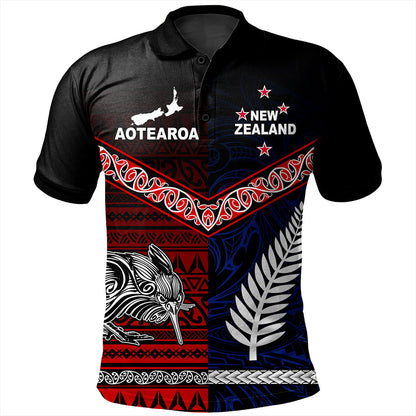 New Zealand Polo Shirt Waitangi Aotearoa Tribal National Together
