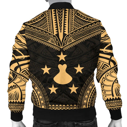 Austral Islands Polynesian Chief Bomber Jacket - Gold Version