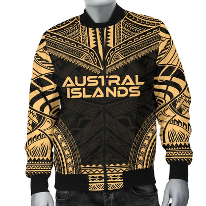 Austral Islands Polynesian Chief Bomber Jacket - Gold Version