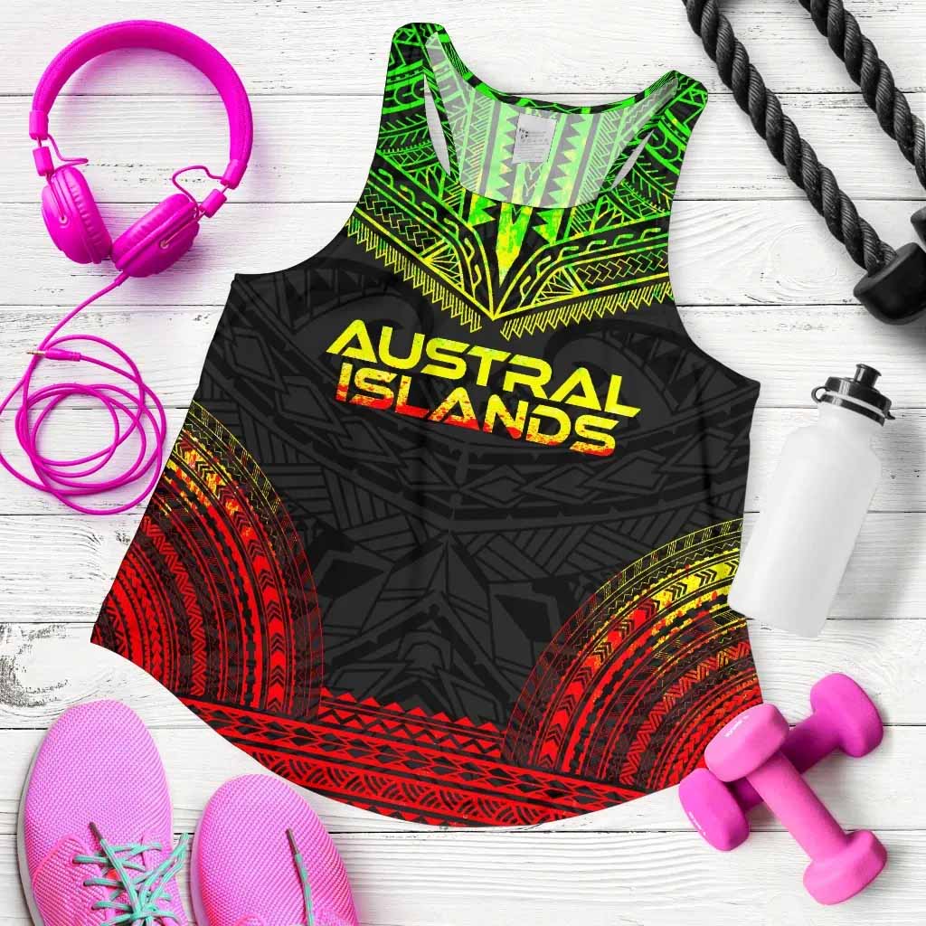 Austral Islands Women Racerback Tank - Polynesian Chief Reggae Version