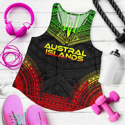 Austral Islands Women Racerback Tank - Polynesian Chief Reggae Version