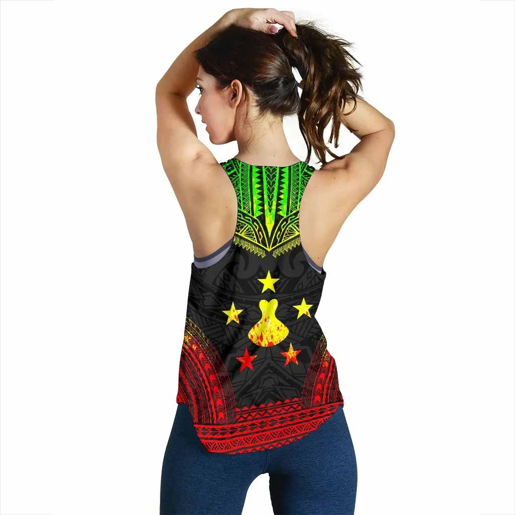 Austral Islands Women Racerback Tank - Polynesian Chief Reggae Version