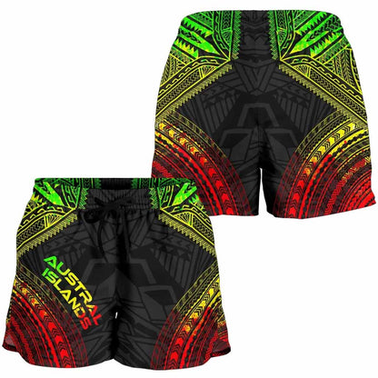 Austral Islands Women Shorts - Polynesian Chief Reggae Version