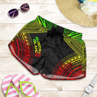 Austral Islands Women Shorts - Polynesian Chief Reggae Version