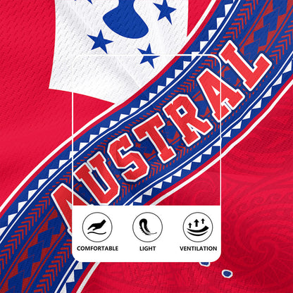 Austral Islands Rugby Jersey Flag And Coat Of Arms