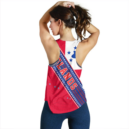 Austral Islands Women Tank Flag And Coat Of Arms