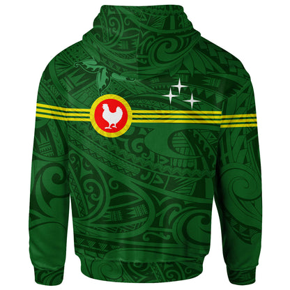 American Samoa Custom Personalised Hoodie Manu'a Island Group