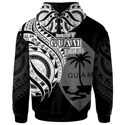 Guam Hoodie - Polynesian Patterns Best Guam Ever