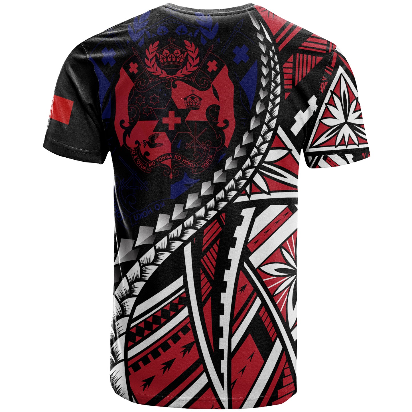 Tonga T-Shirt - Tribals Flower Special Pattern