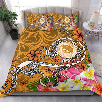 FSM Bedding Set - Turtle Plumeria (Gold)