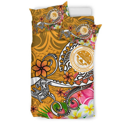 FSM Bedding Set - Turtle Plumeria (Gold)