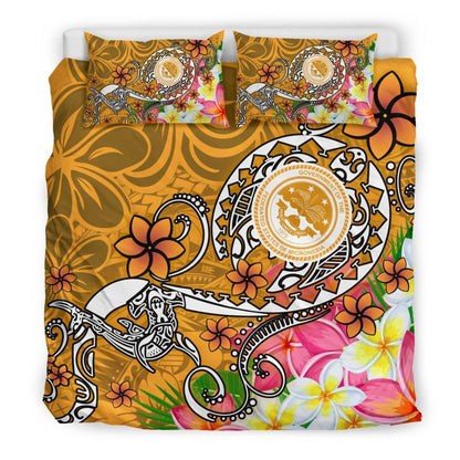FSM Bedding Set - Turtle Plumeria (Gold)