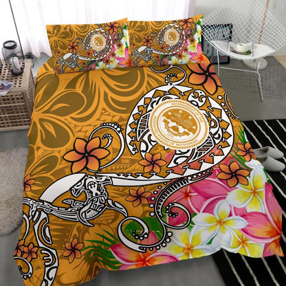 FSM Bedding Set - Turtle Plumeria (Gold)