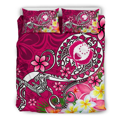 Pohnpei Bedding Set - Turtle Plumeria (Pink)