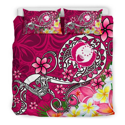 Pohnpei Bedding Set - Turtle Plumeria (Pink)